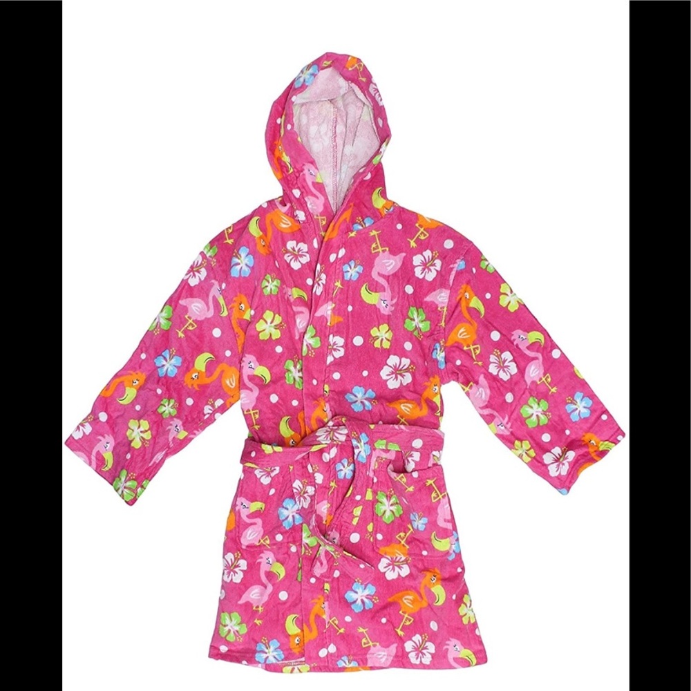 Cotton bath robe .